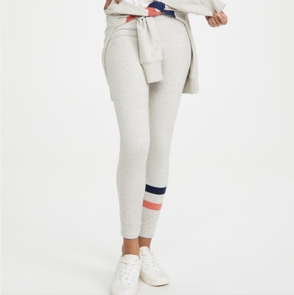 New Sundry Striped Grey Leggings NWT Size 1/Small - Picture 5 of 9